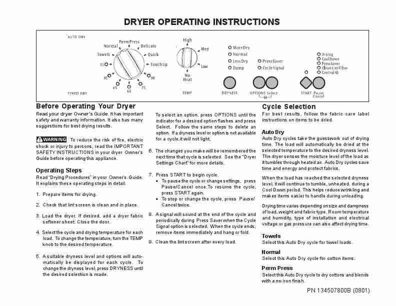 Frigidaire Clothes Dryer 134507800B-page_pdf
